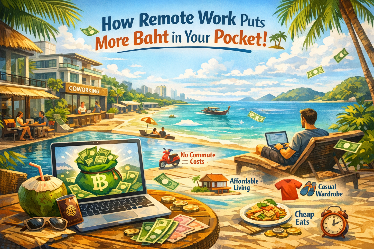 How Remote Work Puts More Baht in Your Pocket  Image