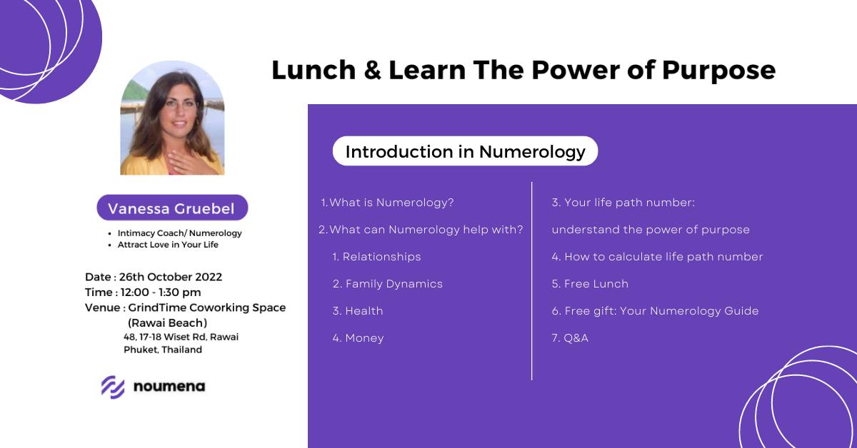 Lunch & Learn The Power of Purpose | Phuket Rawai Image