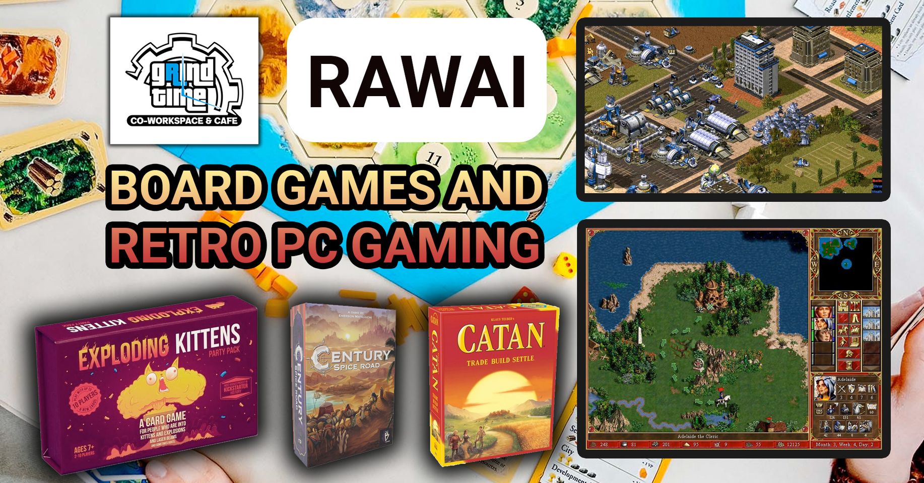 Board Games & Retro PC Gaming Evening | Phuket Rawai Image