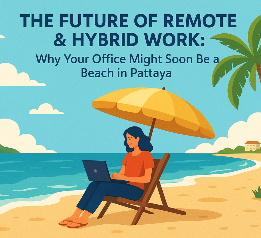 The Future of Remote & Hybrid Work: Why Your Office Might Soon Be a Beach in Pattaya Image